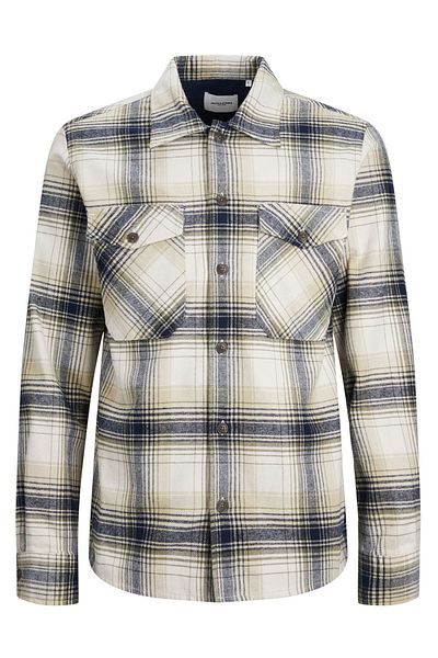 Jack & Jones Men's Plaid Print Long Sleeve Shirt - Eddie