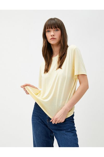 Koton Basic Modal T-Shirt Short Sleeve