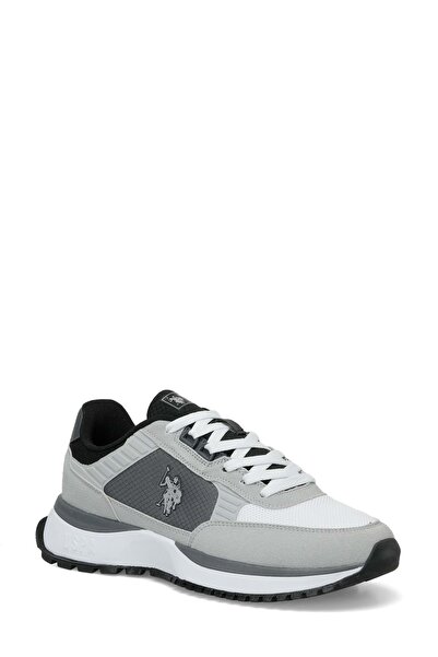 U.S. Polo Assn. US POLO ASNN MARCUS 4FX ŠEDÉ BÍLÉ KOMFORTNÍ KAŽDÉ ANATOMICKÉ SPORTOVNÍ BOTY