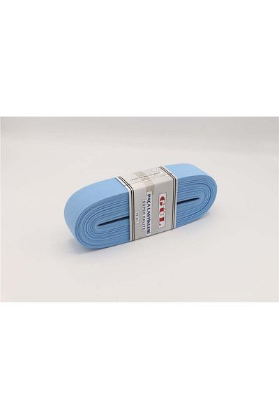 Gül Bebeluș Albastru - 10 m Elastic Colorat 4 Cm