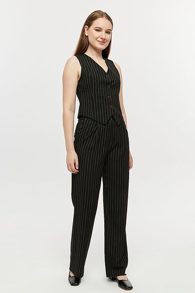 Bolivente Women's Striped Regular Woven Vest