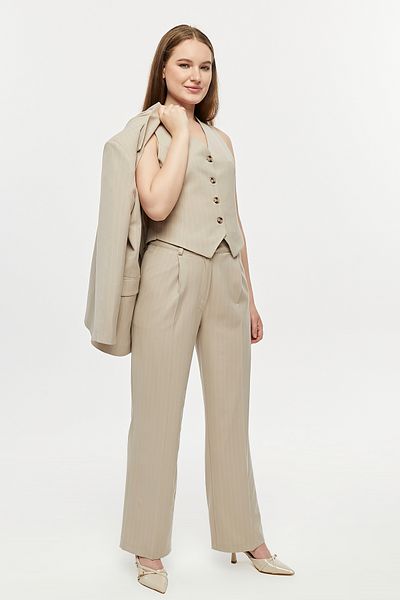 Bolivente Pantaloni de damă cu dungi