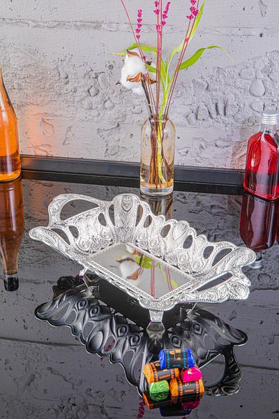 Sena Openwork Rectangular Chocolate Holder with Feet (267-A-K)