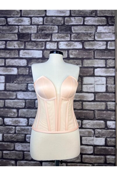 Metay Design نموذج أذن القطة - مشد ملون بلون السلمون