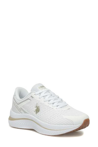 U.S. Polo Assn. Adidași albi pentru copii