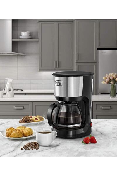 Black&Decker BLACK+DECKER 750W 1.25L Coffee Maker/Coffee Machine 10 Cup Glass Carafe