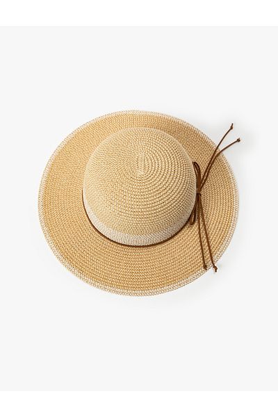 Koton Straw Hat with Band Detail