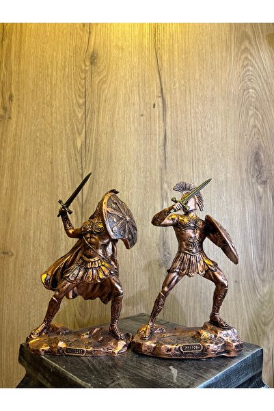 Ephesus Hediyelik Achilles ve Hector Heykel Biblo 23 cm