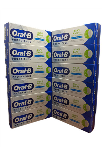 Oral-B DİŞ ETİ BAKIMI VE PLAK KALKANI DİŞ MACUNU 50 ML X 12 ADET