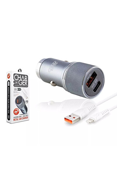 Subzero CR92 20W 3.4A Hızlı PD+Usb Çıkışlı İphone Araç Şarj Aleti