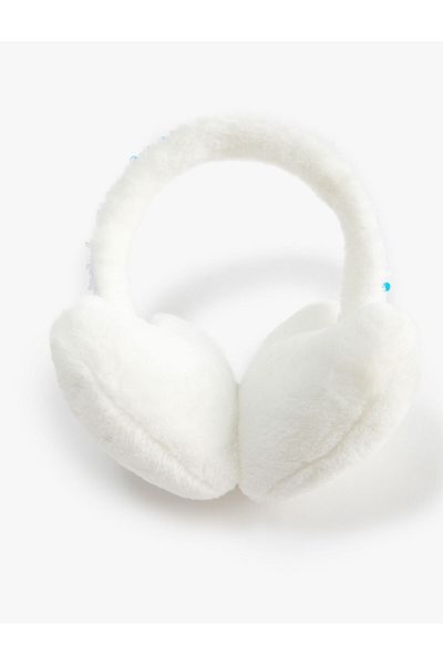 Koton Plush Earmuff - Heart Design
