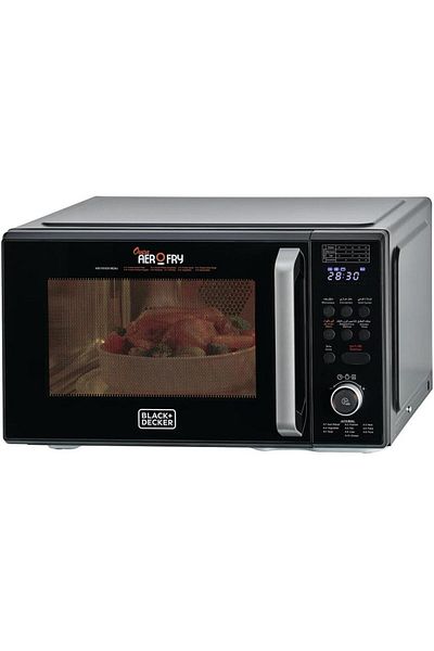 Black&Decker BLACK+DECKER 4-in-1 Digital Microwave Oven with Air Fryer, Grill & Convection, 29L