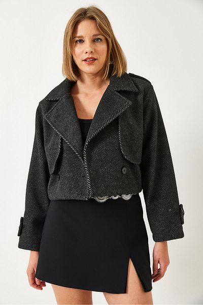 Bianco Lucci Γυναικείο Allerli Diagonal Short Jacket 2620 60261102