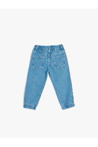 Koton Pantaloni cargo jogger din bumbac - buzunar cu detaliu dungi