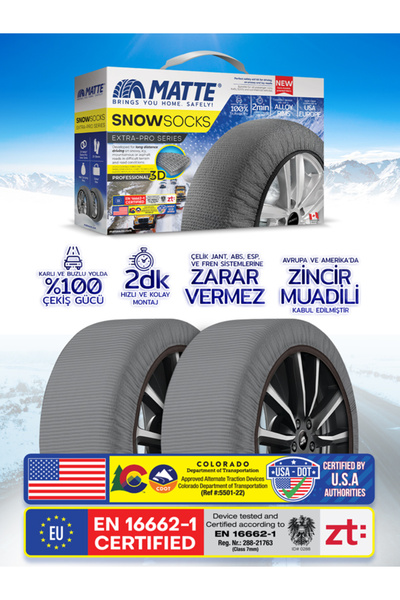 Matte Kar Çorabı - Extra Pro Series