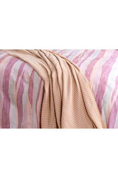 İşbir Yatak Carino Yavruağzı Checkered Tv Blanket - Sofa Shawl 140X190