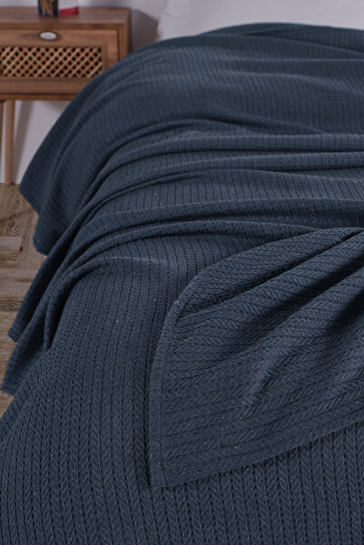Evim Бавовняна ковдра Maya Indigo багатофункціональна двоспальна - 200x230 см