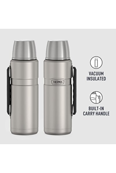 Thermos Sk2010 Stainless King Large Matte Stainless Steel 1.2 Liter Thermos