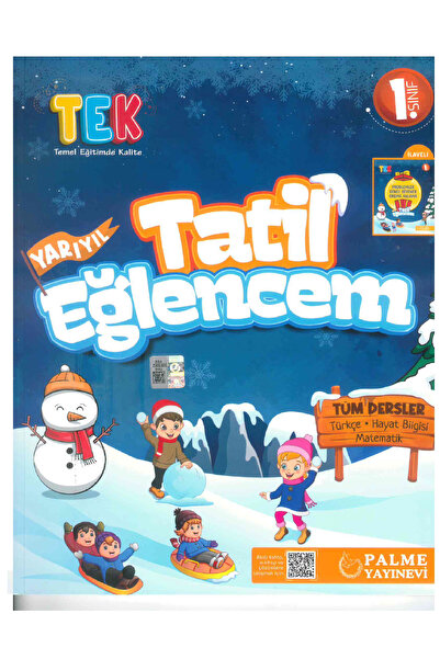 Palme Yayınevi 1.SINIF TÜM DERSLER YARIYIL TATİL EĞLENCEM "YENİ MÜFREDAT" 2025