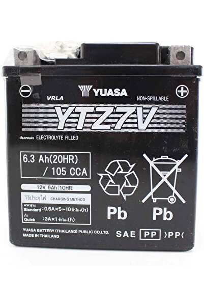 Yuasa Ytz7v 12v 6ah Motorsiklet Aküsü