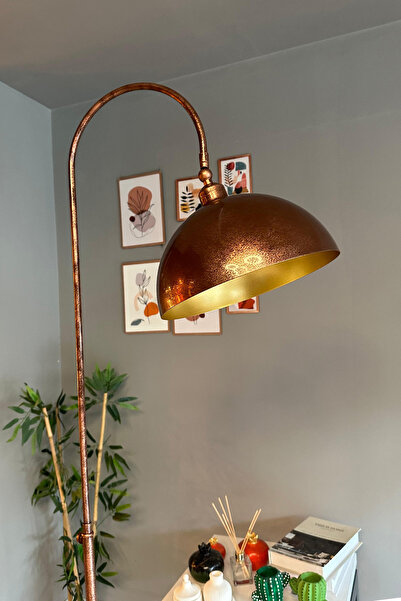 Bamyum Patina Lambader Hareketli Başlık Modern Dekoratif Metal Oturma Odası Çalışma Odası Lambası