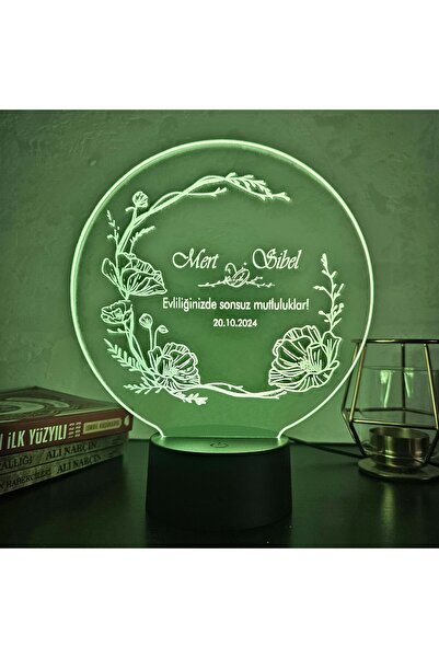 Home Yeni Evli Çifte Özel Gece Lambası.16 Renk+ Dokunmatik Ve Uzaktan Kumanda...