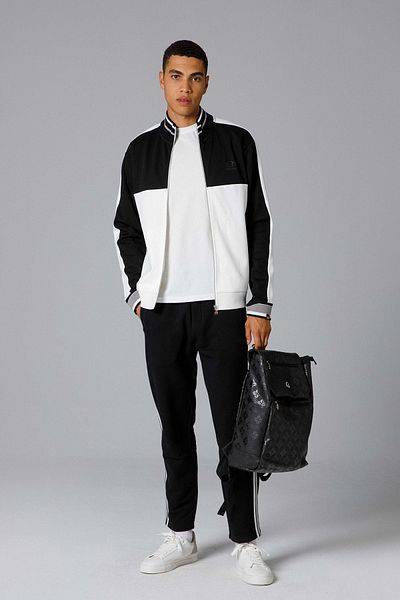 Ellesse Мъжки потник Em259 - Еластичен памук с блокиране на цветовете, стандартна яка с яка