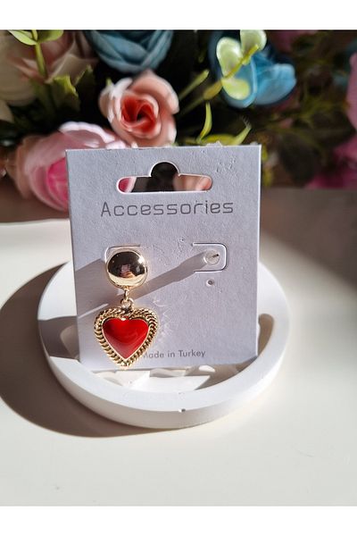 LİLİA Bujiter Red Heart Earring