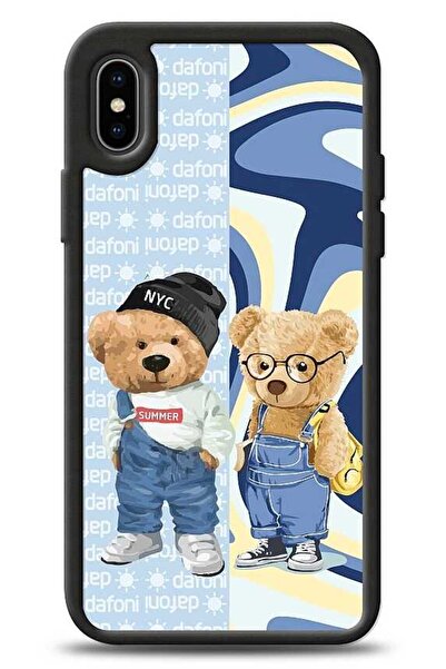 Art Iphone Xs Max Summer Couple Teddy Kılıf