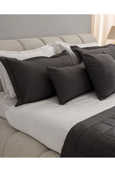 Madame Coco Sillage Bed Runner Set - Anthracite