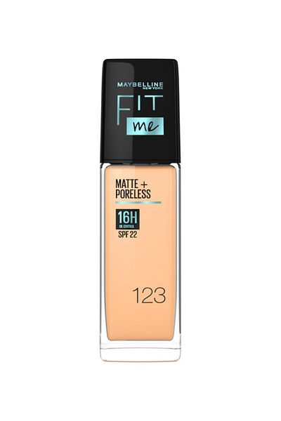 Maybelline New York Fit Me Matte & Poreless Foundation 16H Oil Control with SPF 22 - 123