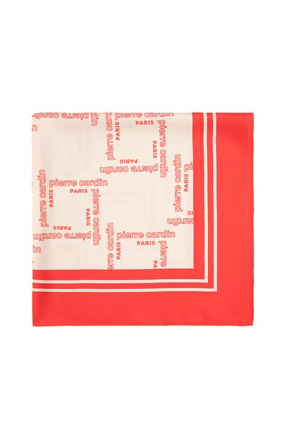 Pierre Cardin Pomegranate Flower Silk Scarf 50307019-Vr239