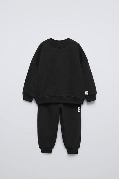 Ladin Store Set de hanorac și pantaloni de trening de bază din bumbac pentru copii unisex