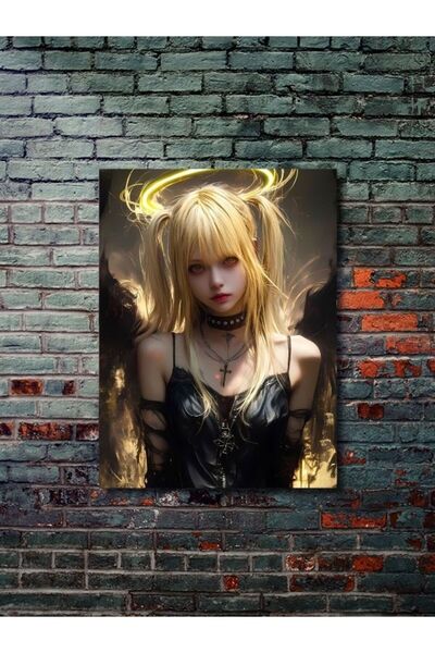 ZNC Misa Amane, Death Note, Αφίσα από χαρτί ειδικής σχεδίασης, Τέχνη τοίχου