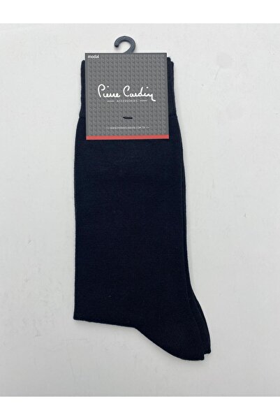 Pierre Cardin Pi̇erre Cardi̇n Modal 12-Pack Men's Long Classic Socks Code 900-Pc Black