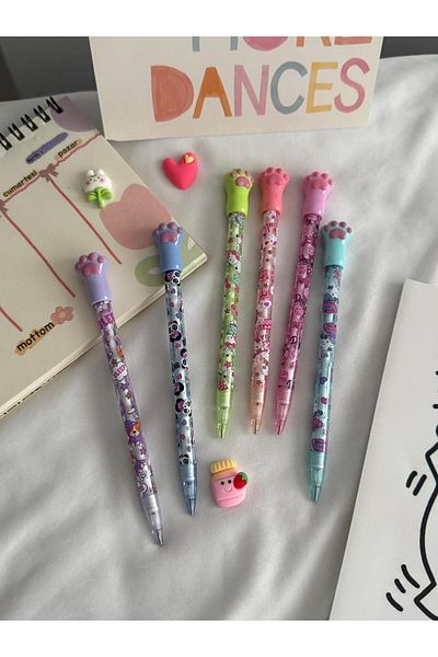 Planet Butik Mini Pati 07 Versatil Pen Set of 6