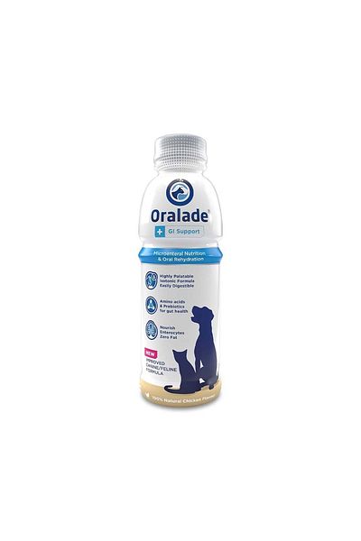 ORALADE GI Support Microenteral Nutrition and Oral Rehydration for Cats and Dogs - 500 ml