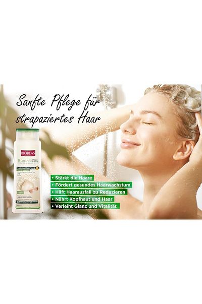 Bioblas Knoblauch Shampoo 500 ml Bioblas, Geruchlos, Anti Haarausfall Frauen und Männer
