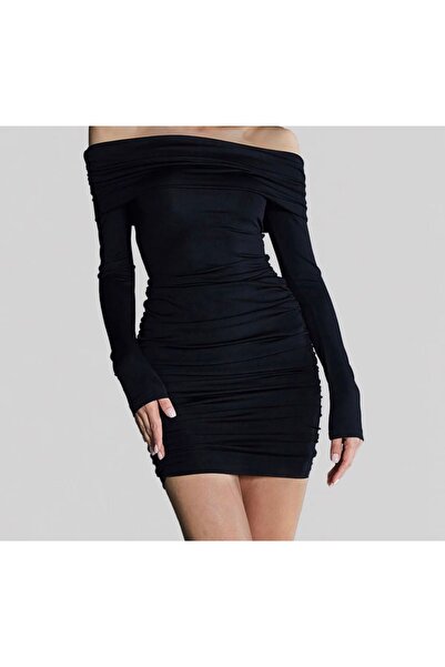 WORLD QİSS Madonna Yaka Elbise