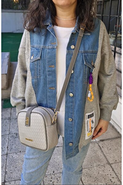 ALVWOMAN سترة مع تفاصيل الدنيم