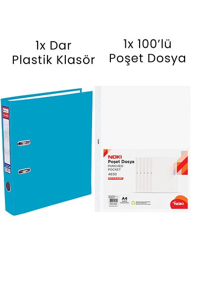 Tigra 1 Piece Tigra Narrow Folder 1 Piece Noki 100 Pieces Sachet File Office Set