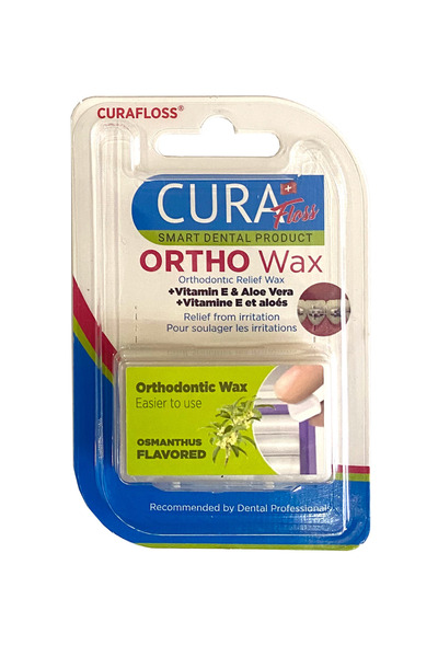 CURAFLOSS Ortho Wax Osmanthus Flavored Diş Mumu Ortodonti