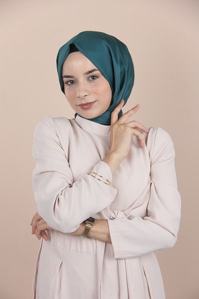Siyane Şal de cristal şal verde petrol