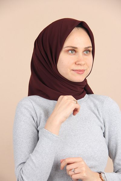 Sima Dark Burgundy Sima Medina Silk Scarf