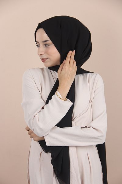 Sima BLACK Sima Chiffon Shawl