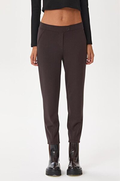 İKİLER Beli Lastikli Cep Görünümlü Pantolon 245-2022