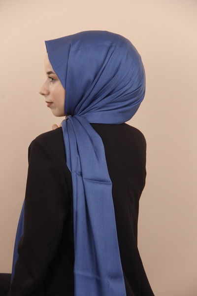 Siyane Şal de cristal eşarfă Cyan albastru de noapte