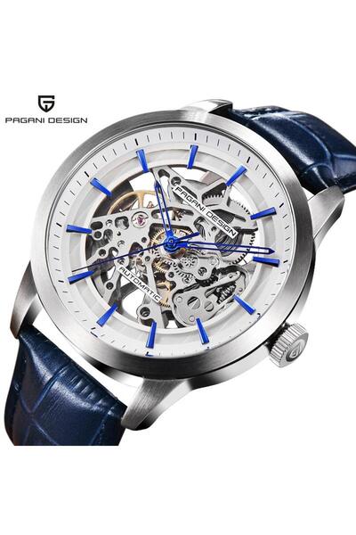 Pagani design PD-1638 Iskelet Otomatik Erkek Kol Saati 2 Yıl Garanti Su Geçirmez