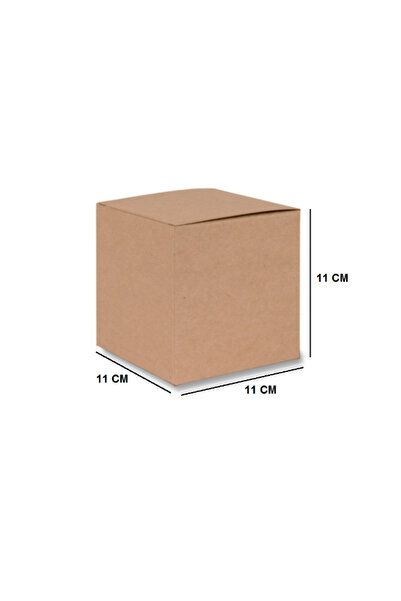 AMBALAJ MARKT Kupa Bardak Kutusu Esmer 11x11x11 Cm 100 Adet