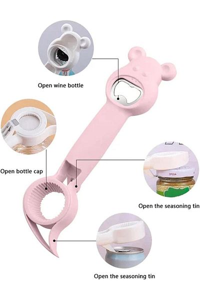 ARVALE 1 Piece 4 in 1 - Practical and Functional Rabbit Figure Opener